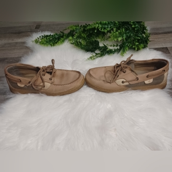 Sperry Topsider Tan Size 7 - Picture 4 of 5